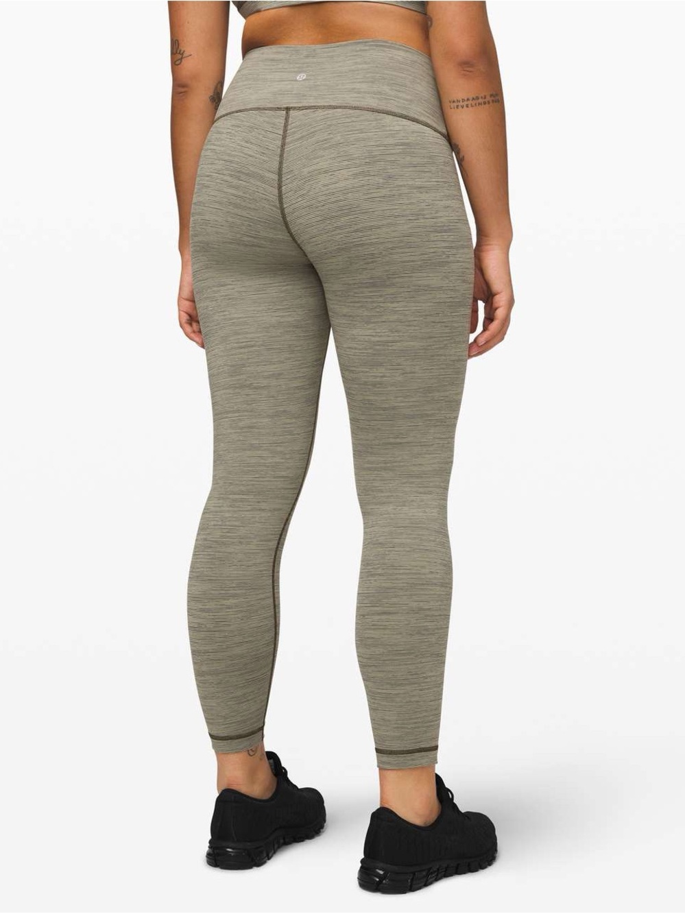 Lululemon High-Rise Olive Green Seamless Leggings